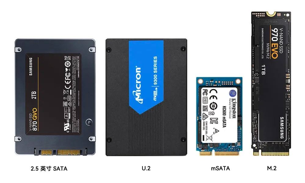 ssd分为哪几种类型? ssd硬盘传输协议、接口类型及外形规格介绍
